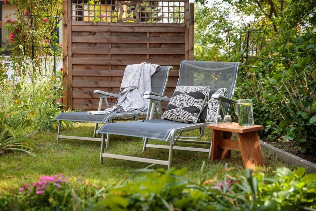 Charmantes Townhaus Mit Garten, W-Lan & Netflix Poczdam Zewnętrze zdjęcie